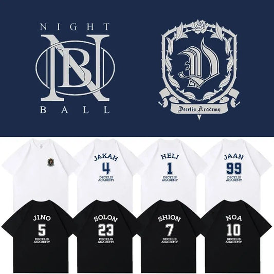 T-SHIRT ENHYPEN NIGHT BALL 100% COTON