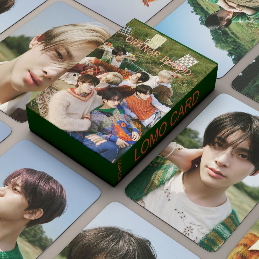 CARTES PHOTO ENHYPEN ORANGE SANG 55 PCS