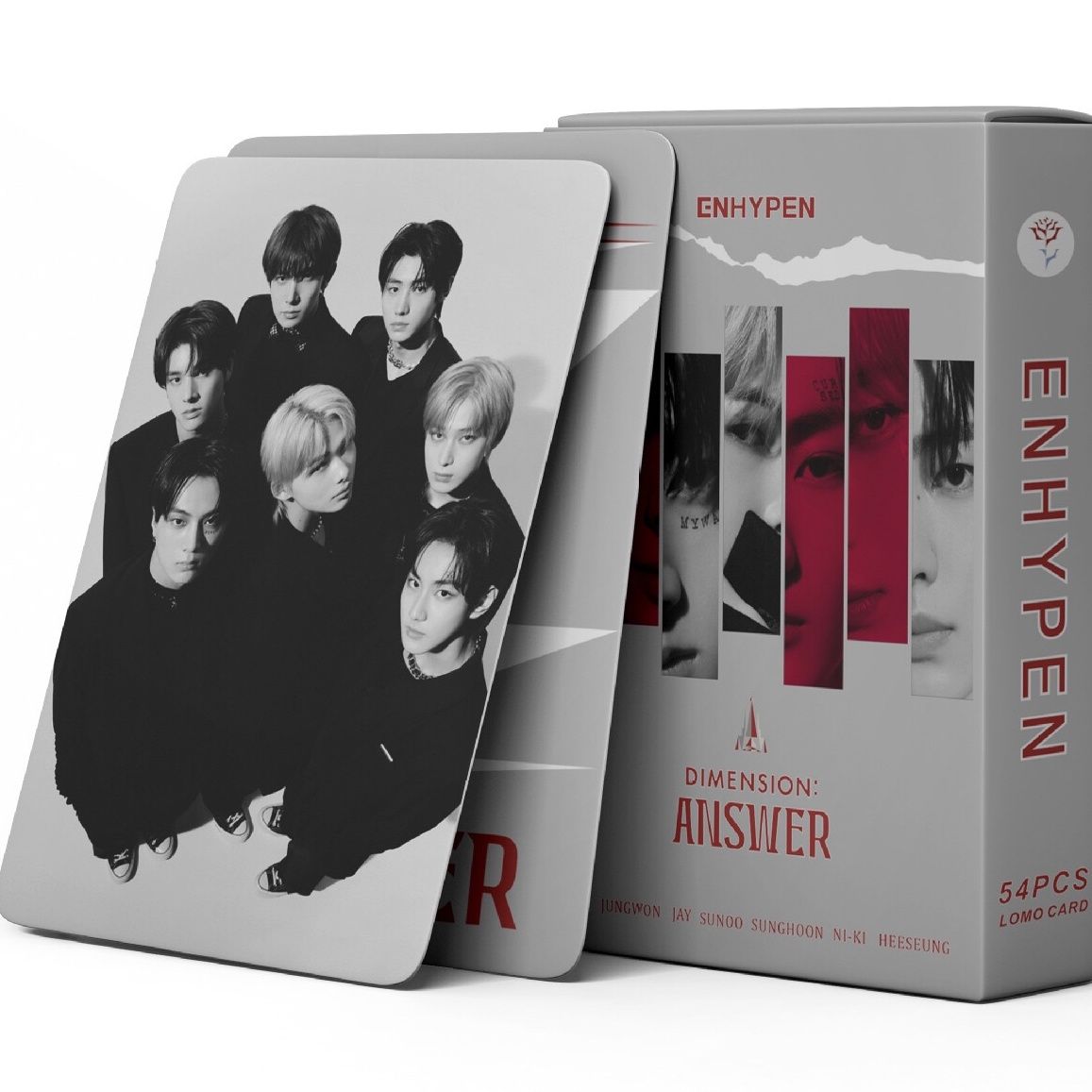 CARTES PHOTO ENHYPEN DIMENSION : RÉPONSE 55 PCS