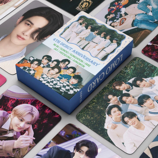 CARTES PHOTO ENHYPEN 4e anniversaire 55 pièces