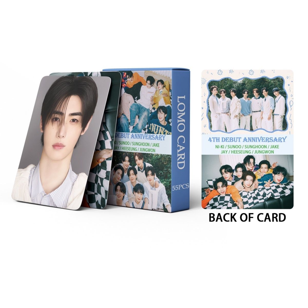 CARTES PHOTO ENHYPEN 4e anniversaire 55 pièces