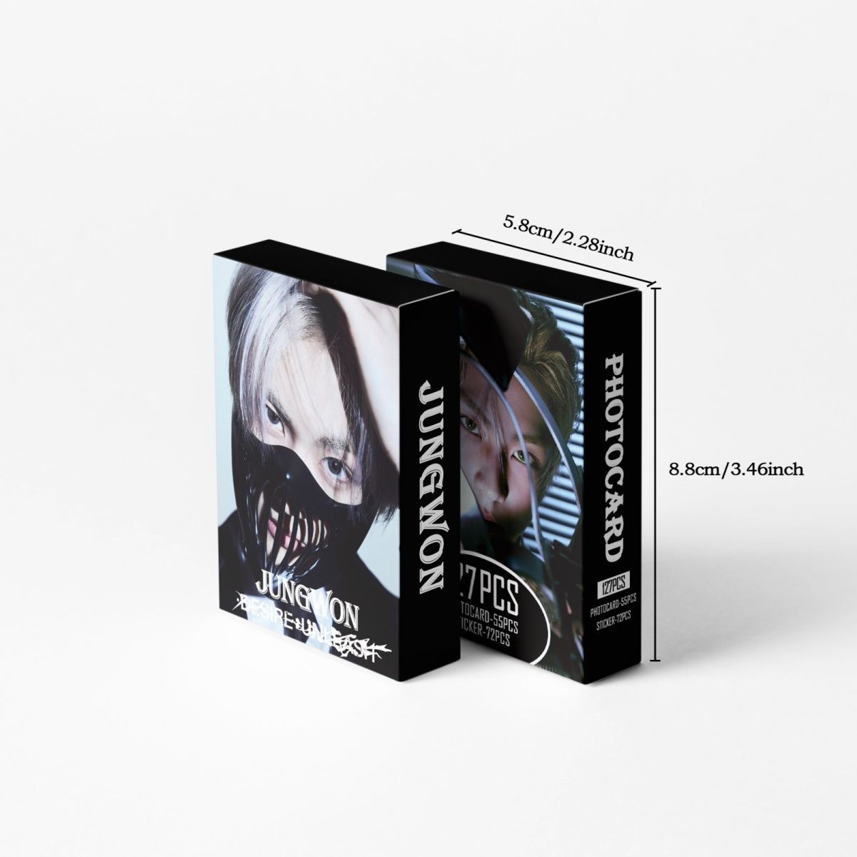 CARTES PHOTO ENHYPEN 127 PCS (55 cartes photo + 72 autocollants)