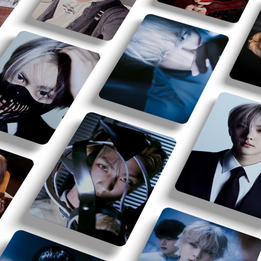 CARTES PHOTO ENHYPEN 127 PCS (55 cartes photo + 72 autocollants)