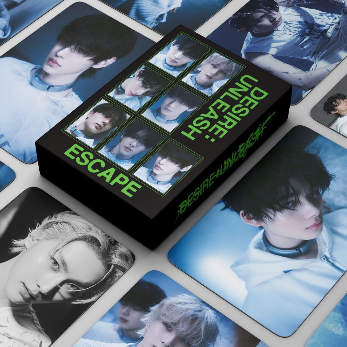 CARTES PHOTO ENHYPEN DESIRE UNLEASH 127 PCS (55 cartes photo + 72 autocollants)