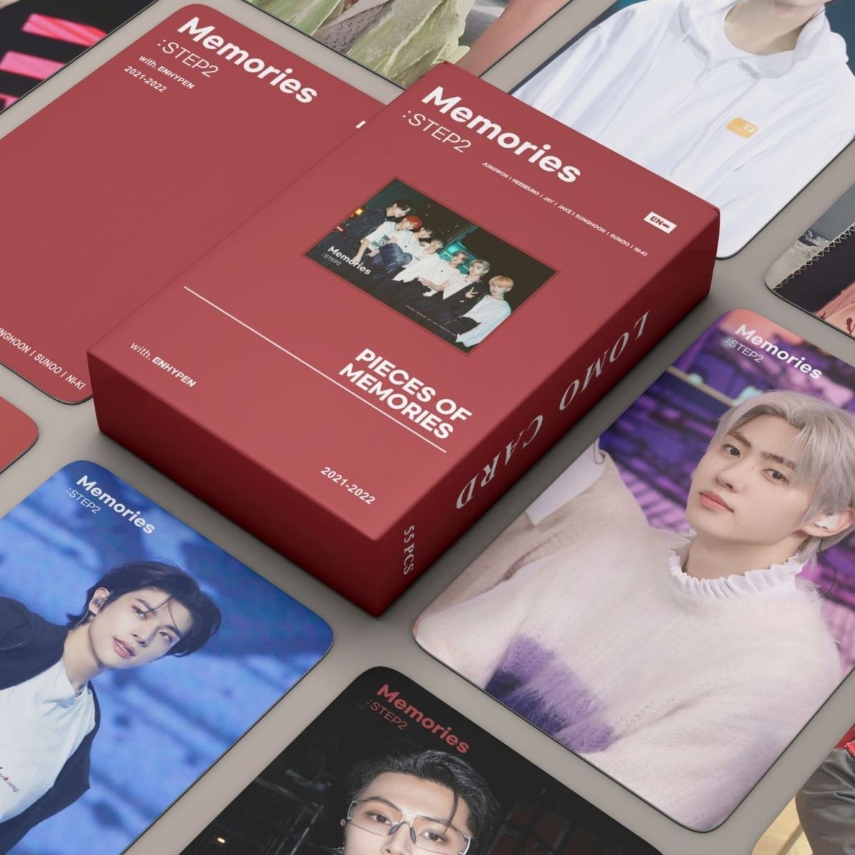 CARTES PHOTO ENHYPEN MEMORIES : ÉTAPE 2 55 PCS