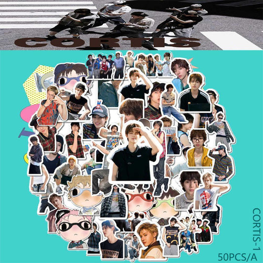 Autocollants Cortis, 50 pièces