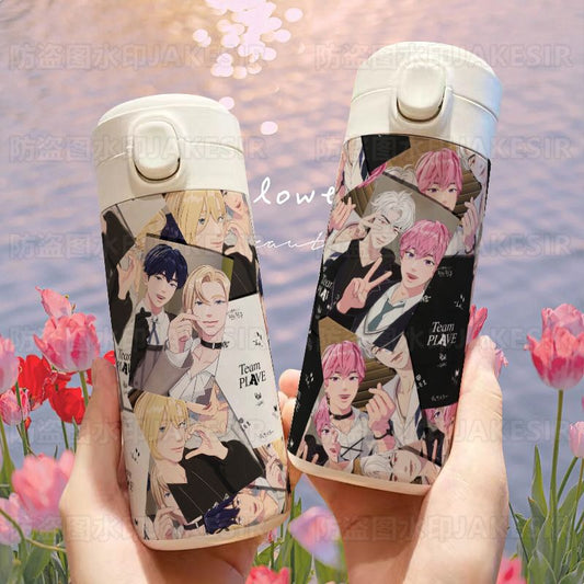 BOUTEILLES THERMIQUES PLAVE EN ACIER INOXYDABLE 420 ML