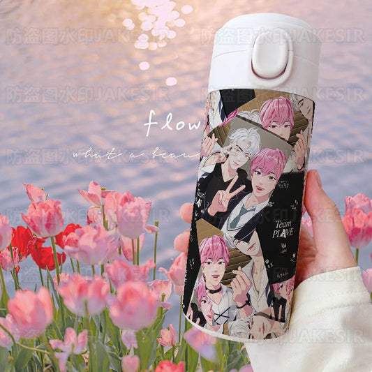 BOUTEILLES THERMIQUES PLAVE EN ACIER INOXYDABLE 420 ML