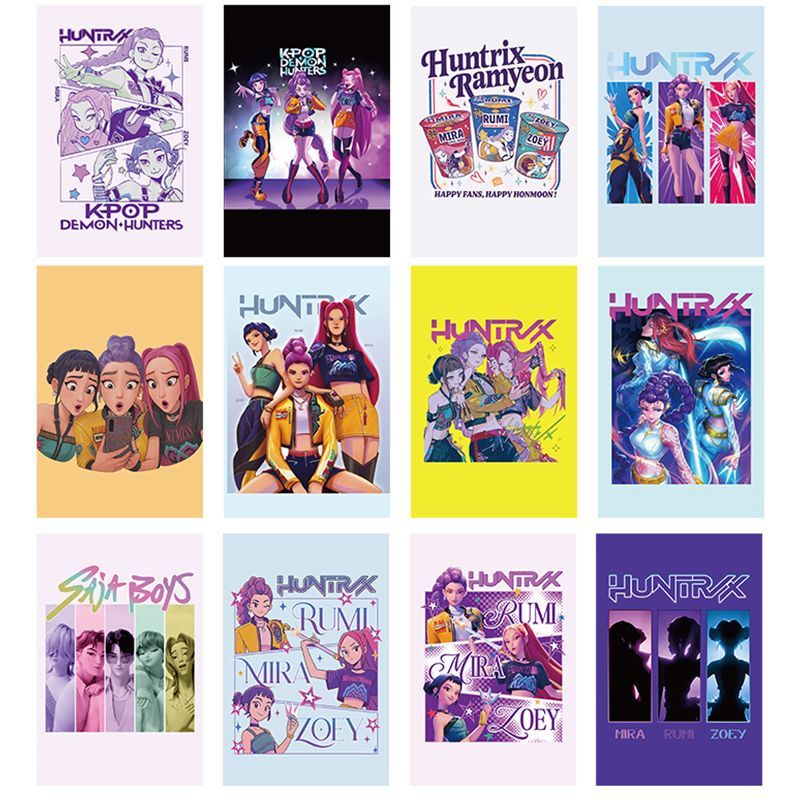 PORTE-CLÉS KPOP DEMON HUNTERS HUNTR/X SAJA BOYS