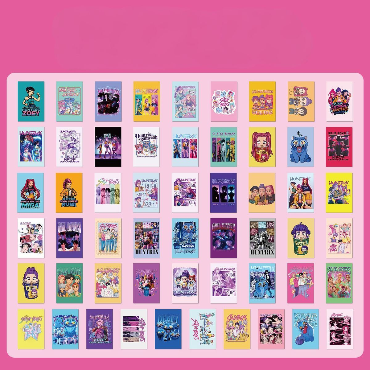 PORTE-CLÉS KPOP DEMON HUNTERS HUNTR/X SAJA BOYS