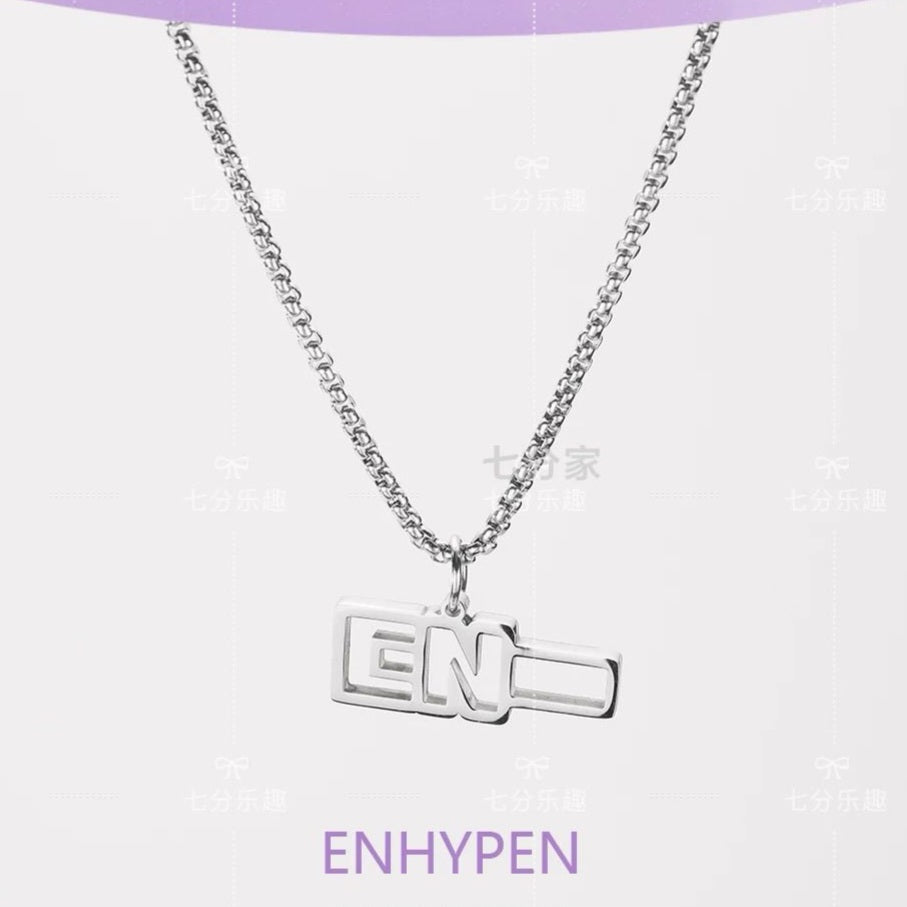 COLLIER ENHYPEN (CHAÎNE + BAGUE) tous les membres