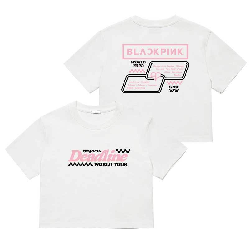 T-SHIRT/PANTALON COURT BLACKPINK DEADLINE 100 % COTON
