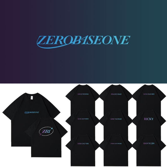T-SHIRT ZB1 ZERO BASE ONE 100% COTON
