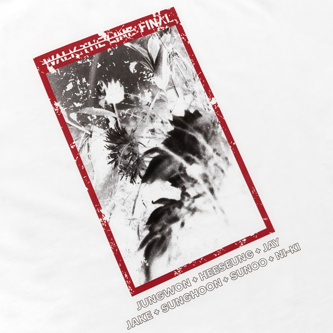 T-SHIRT ENHYPEN 2025 WALK THE LINE 100% COTON