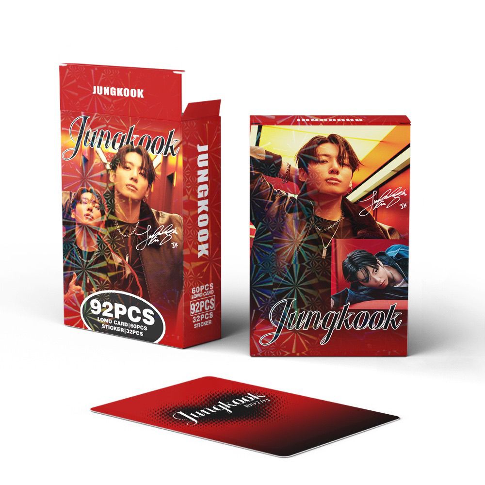 JOURNAL DE PRODUCTION SOLO DE JIMIN 92 PIÈCES (60 CARTES PHOTO + 32 AUTOCOLLANTS)