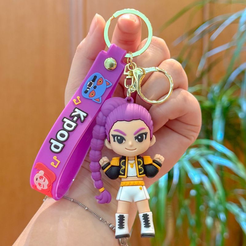 PORTE-CLÉS KPOP DEMON HUNTERS HUNTR/X SAJA BOYS