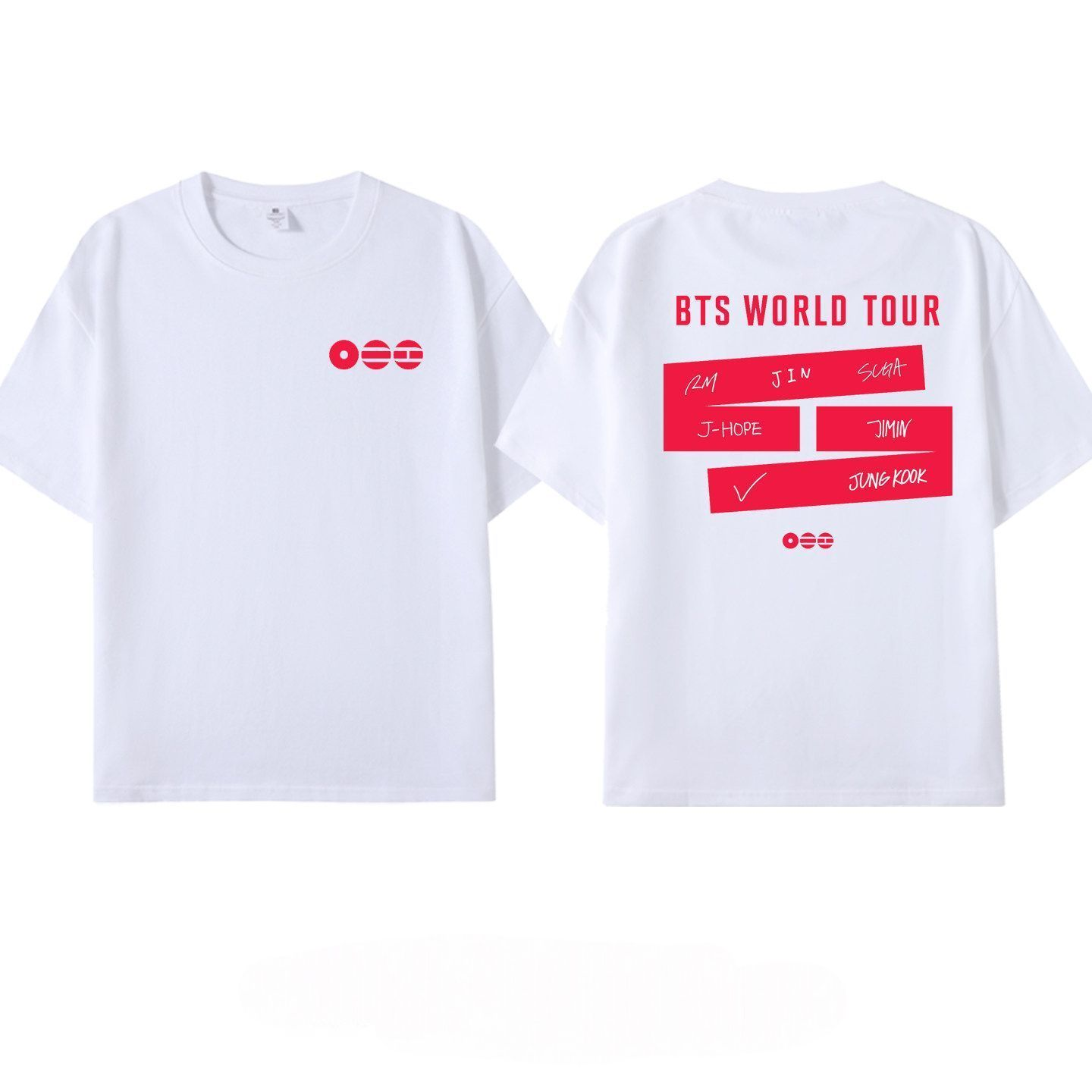 T-SHIRTS DE LA TOURNÉE JIN RUNSEOKJIN 100 % COTON