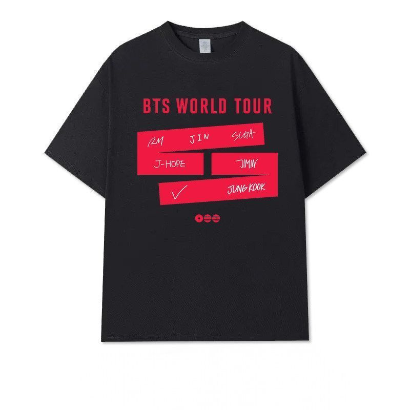 T-SHIRTS DE LA TOURNÉE JIN RUNSEOKJIN 100 % COTON