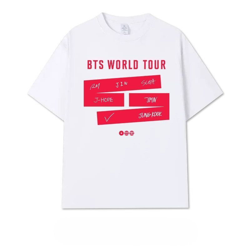 T-SHIRTS DE LA TOURNÉE JIN RUNSEOKJIN 100 % COTON