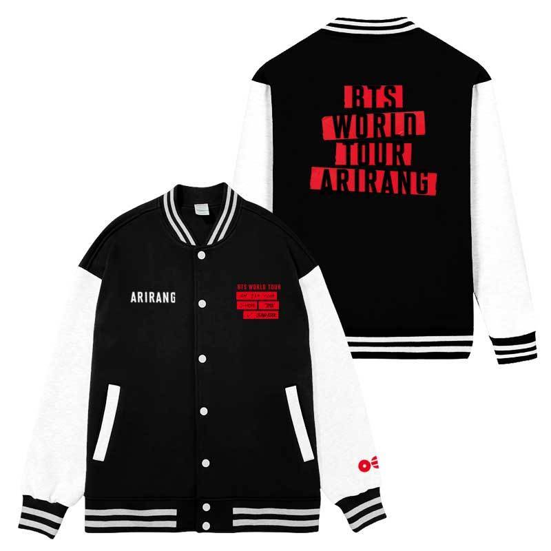 BTS TOUR 2026 COLLEGE JACKET AND HOODIE