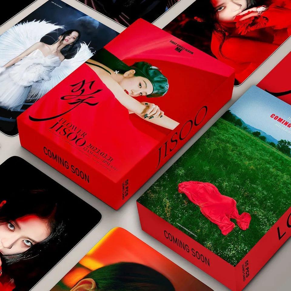 KIT AVEC 55 CARTES PHOTO JISOO ME