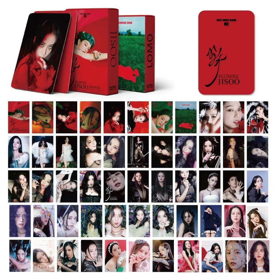 KIT AVEC 55 CARTES PHOTO JISOO ME