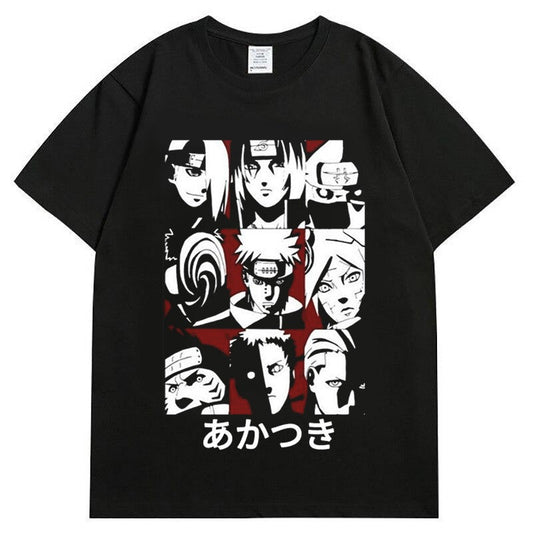 T-shirt Naruto Merch 100 % coton