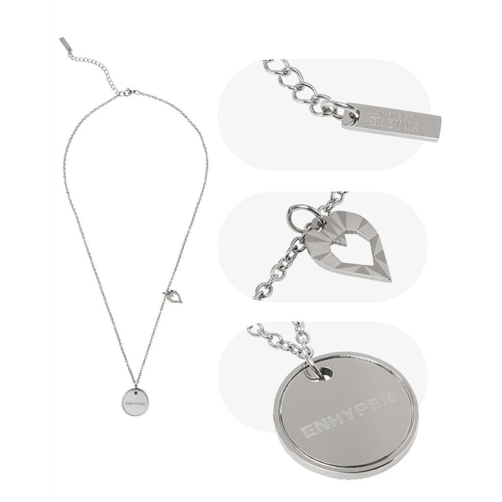 KIT COLLIER ENHYPEN DIMENSION + CARTES PHOTO : DILEMME