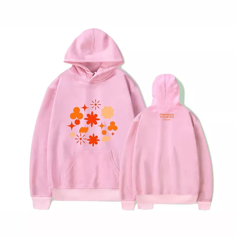 Sweat à capuche BTS PERMISSION TO DANCE (différentes couleurs)