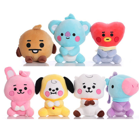 PELUCHES BT21 VERSION BÉBÉ (18 à 24 cm)