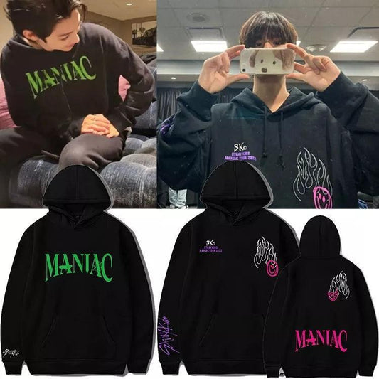 Sweats à capuche STRAY KIDS MANIAC (différentes couleurs)