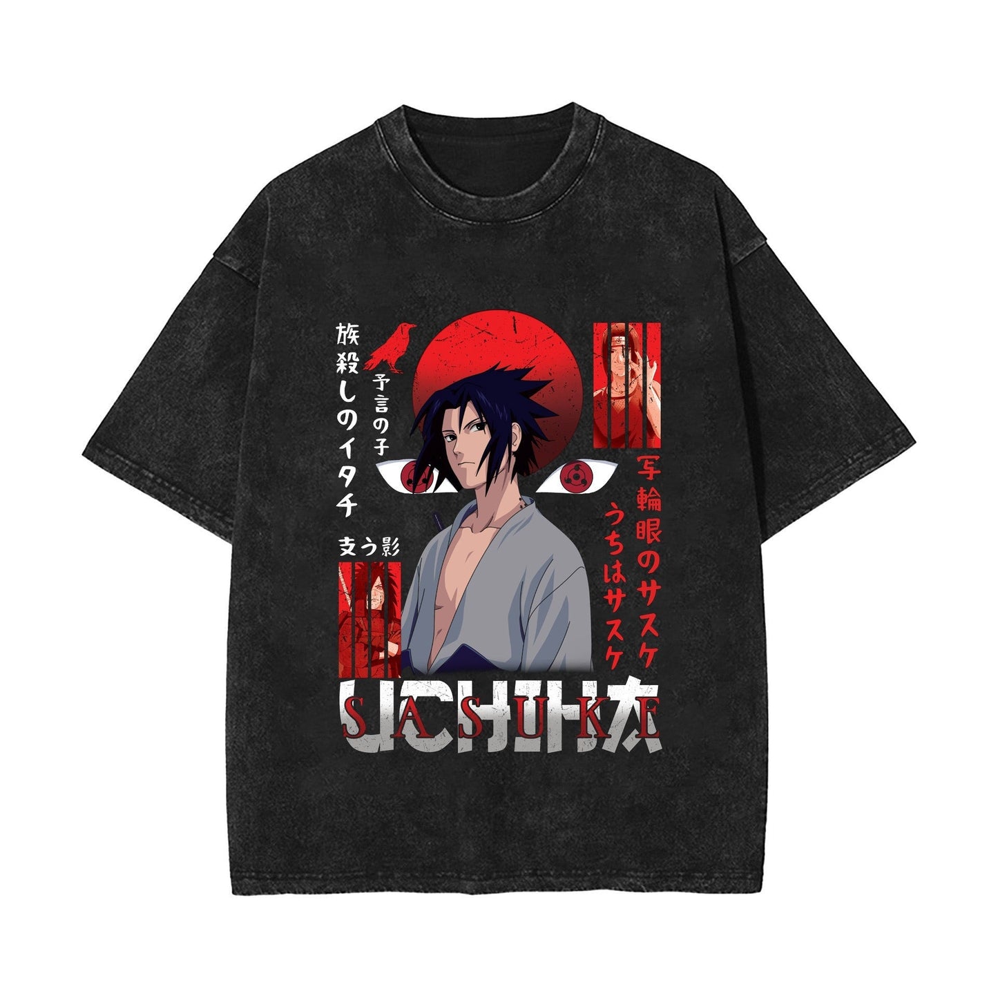 T-SHIRT NARUTO MERCH 100% COTON