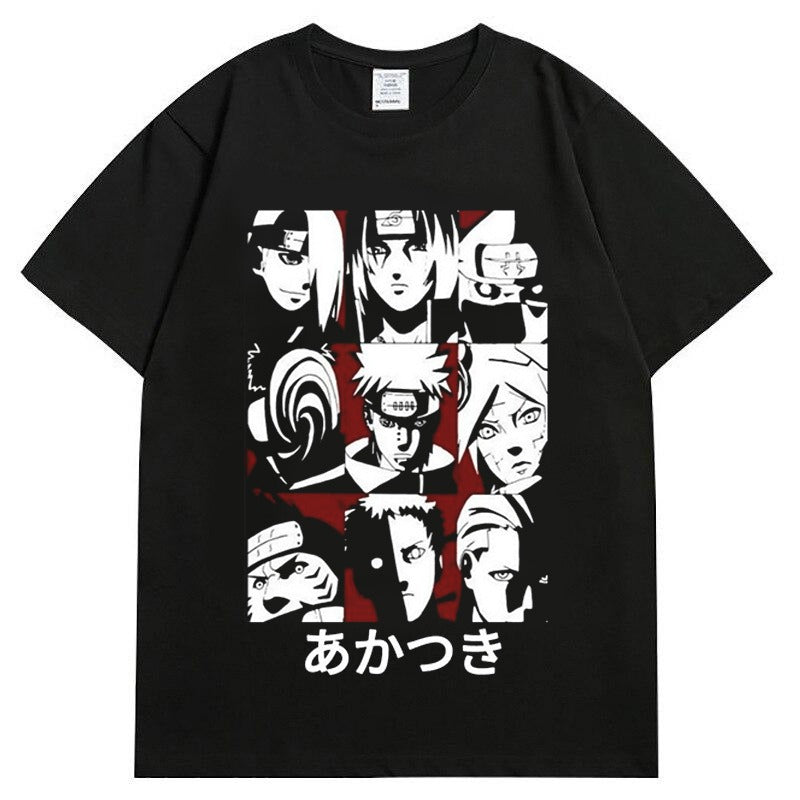 T-shirt Naruto Merch 100 % coton