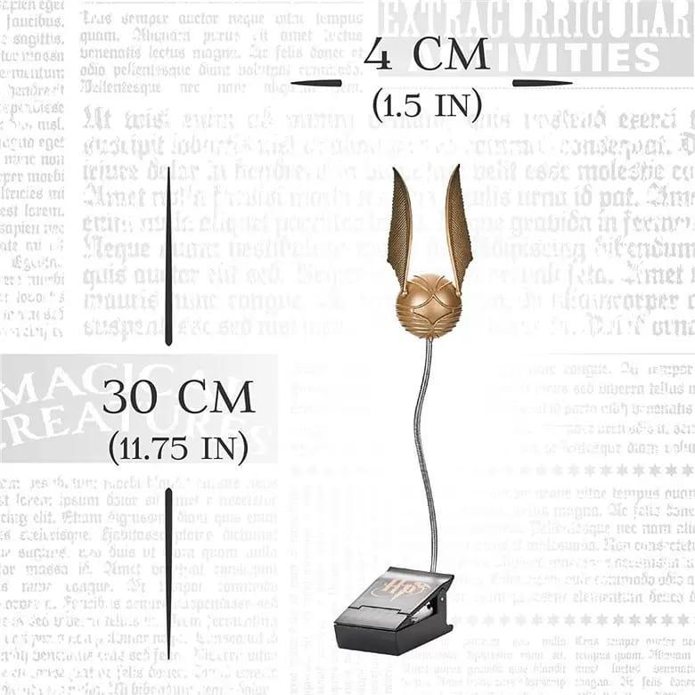 LAMPE DE LECTURE LED HARRY POTTER VIF D'OR