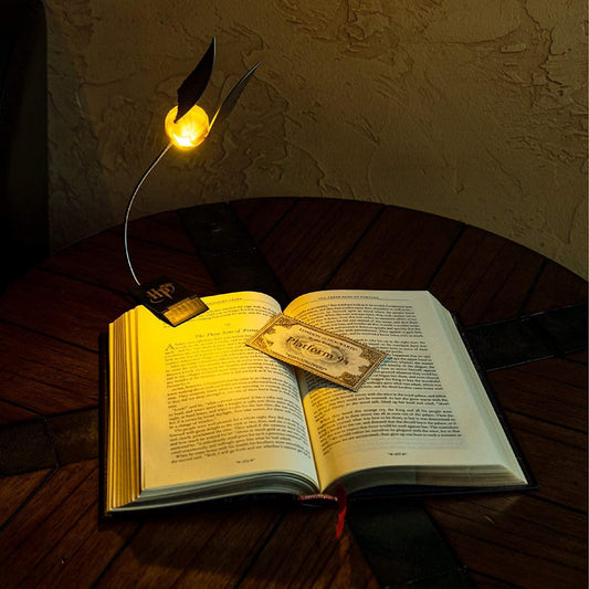 LAMPE DE LECTURE LED HARRY POTTER VIF D'OR