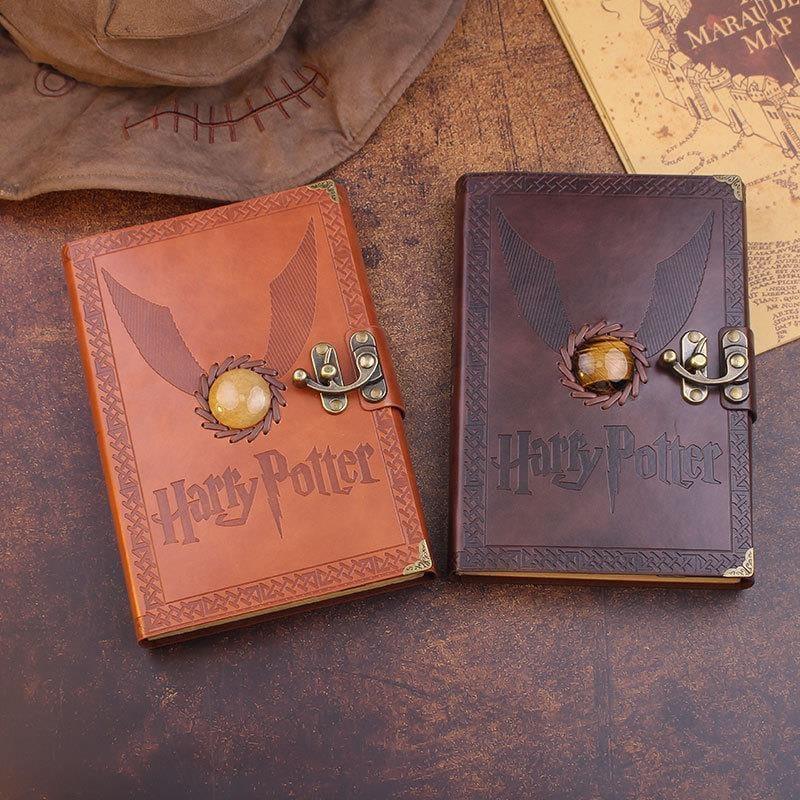 LIVRE D'ÉCRITURE RÉTRO/VINTAGE + STYLO HARRY POTTER