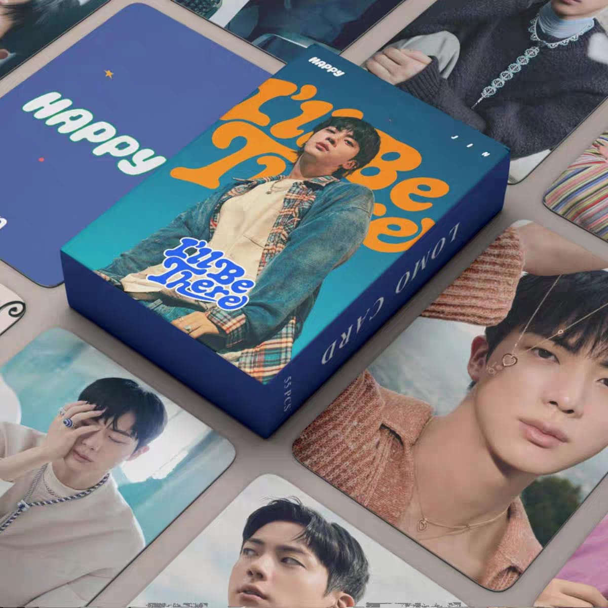 55 cartes photo BTS Jin