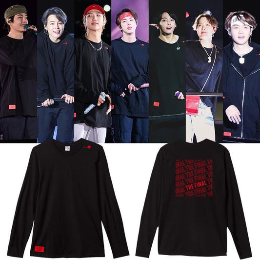 T-SHIRT BTS TOUR LY THE FINAL 100% COTON