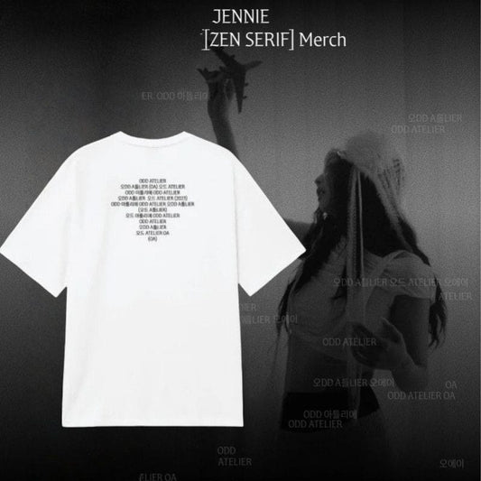 T-SHIRTS JENNIE (BLACKPINK) RUBY 100% COTON