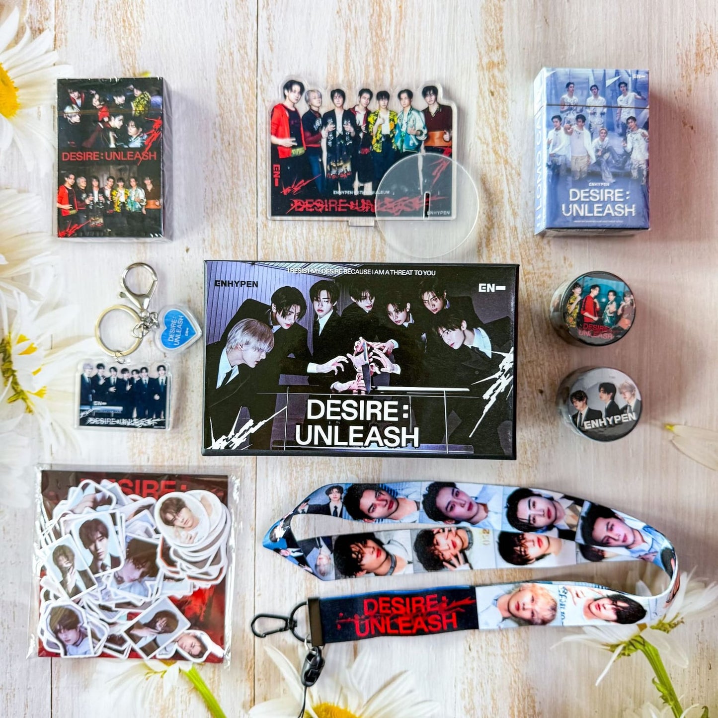 KIT ROMANCE ENHYPEN : UNTOLD 161 PCS (COFFRET CADEAU AVEC DIVERS ARTICLES !✨)