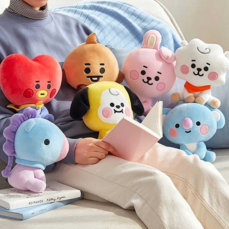 PELUCHES BT21 VERSION BÉBÉ (18 à 24 cm)
