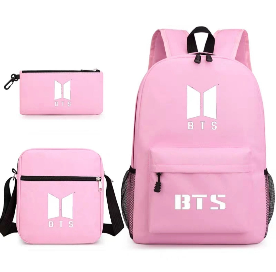 KIT SAC À DOS, ÉTUI ET SAC BTS