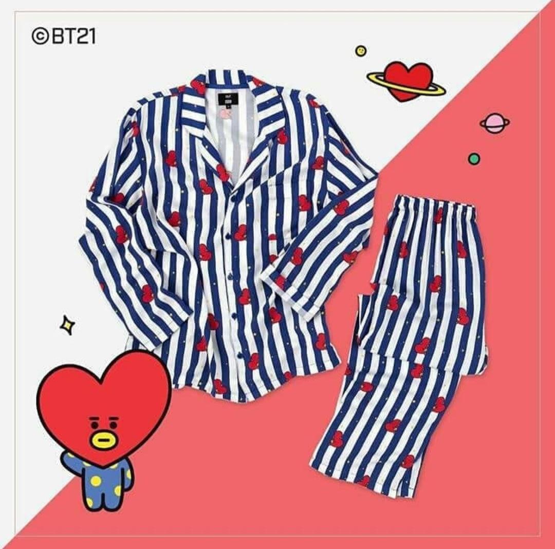 BT21 BTS PYJAMA (tous les personnages)