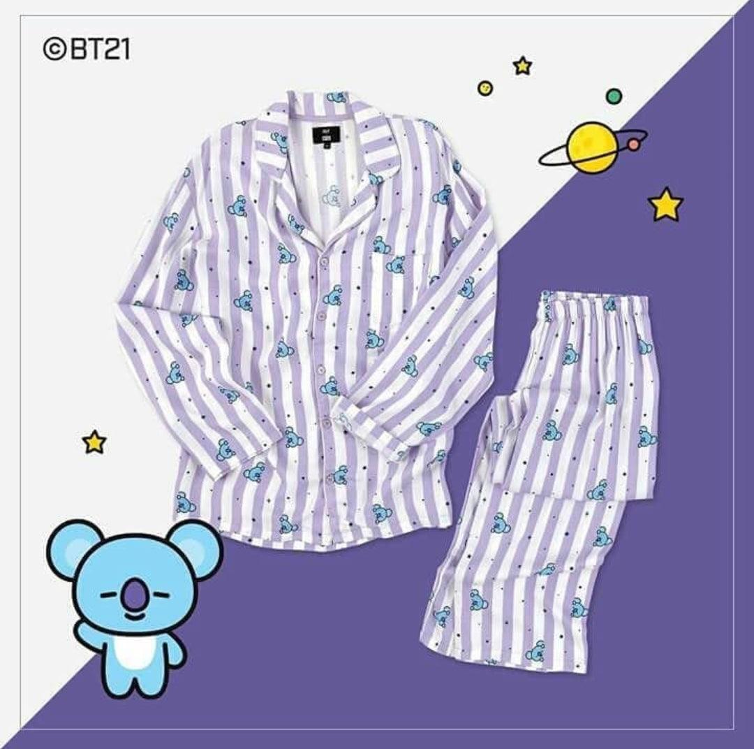 BT21 BTS PYJAMA (tous les personnages)