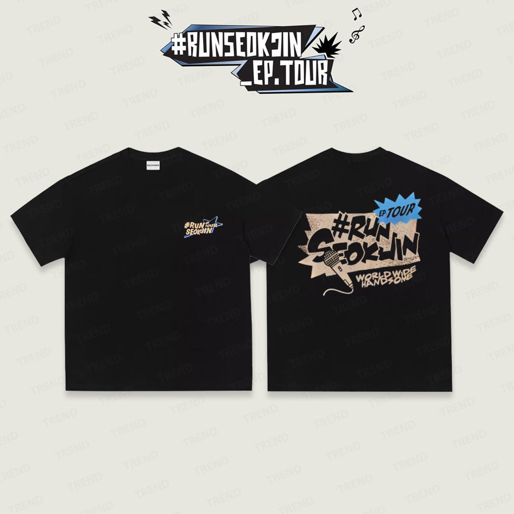 T-SHIRTS JIN RUNSEOKJIN TOUR 100% COTON - PLUSIEURS OPTIONS !✨