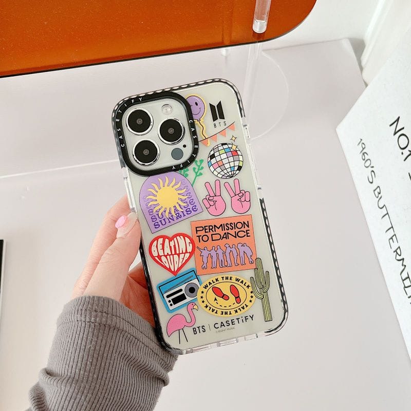 COQUES DE TÉLÉPHONE PORTABLE BTS PERMISSION TO DANCE - IPHONE DIFFÉRENTS MODÈLES !