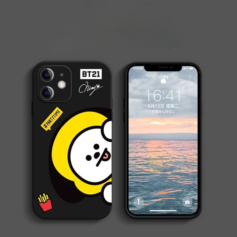 BT21 BTS COQUES DE TÉLÉPHONE PORTABLE TOUS PERSONNAGES - IPHONE DIFFÉRENTS MODÈLES !