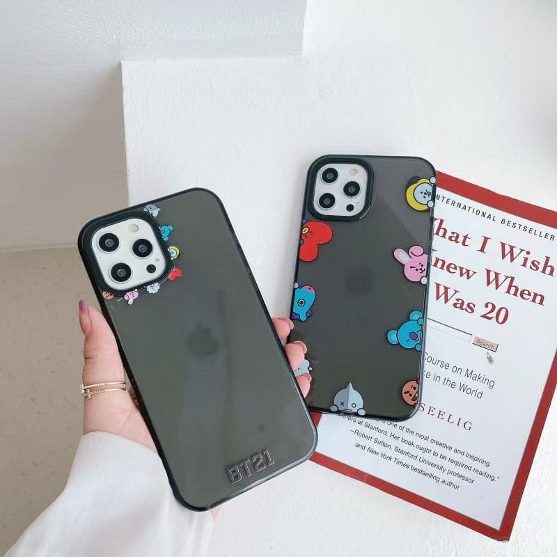 COQUES DE TÉLÉPHONE PORTABLE BTS BT21 - IPHONE DIFFÉRENTS MODÈLES !