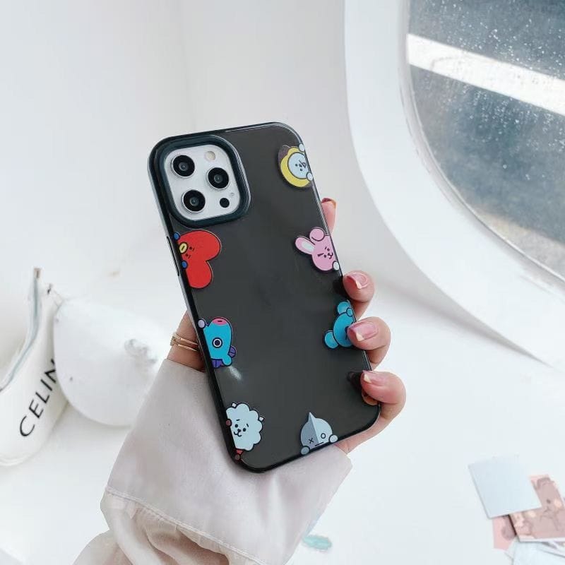 COQUES DE TÉLÉPHONE PORTABLE BTS BT21 - IPHONE DIFFÉRENTS MODÈLES !