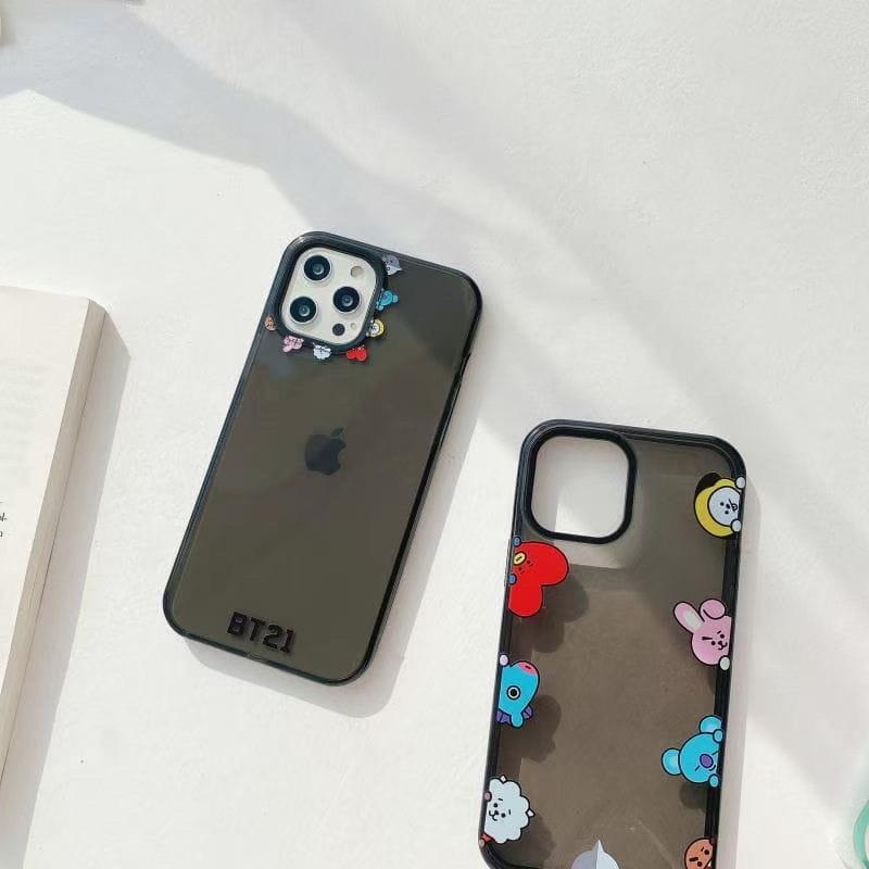 COQUES DE TÉLÉPHONE PORTABLE BTS BT21 - IPHONE DIFFÉRENTS MODÈLES !